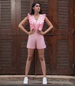 Bright Pink Playsuit