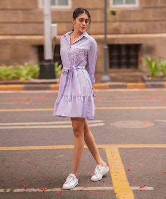 Lilac Shirt Dress 2