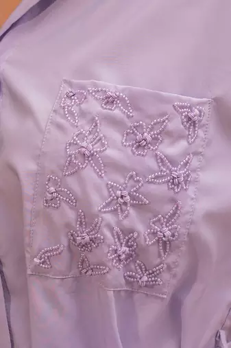 Lilac Shirt Dress