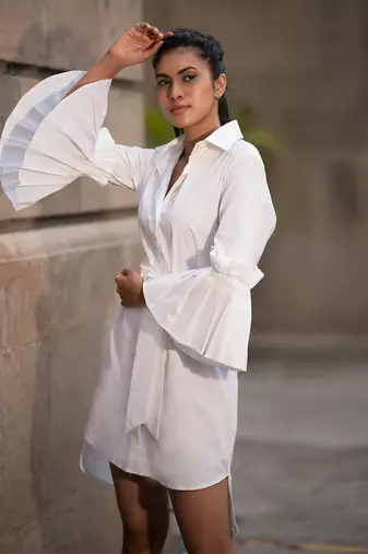 White Shirt Dress