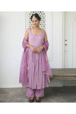 Lavender Spring Kurta Set 1