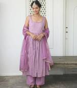 Lavender Spring Kurta Set