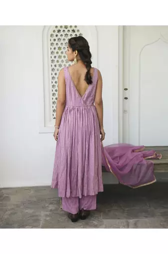 Lavender Spring Kurta Set