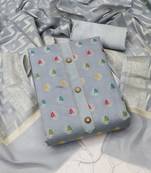 Grey Zari Woven Banarasi Salwar