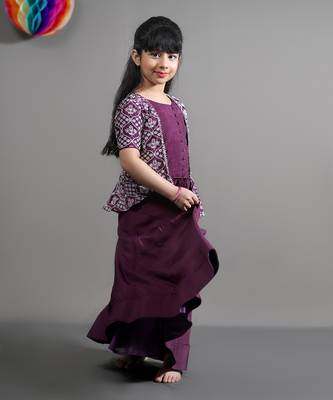 Top With Attached Embroidered Jacket 2