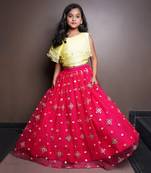 Frilly Top And Mirror Work