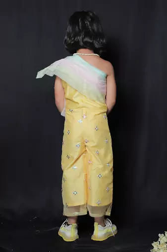 One Off Shoulder Flowered Jumpsuit