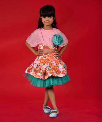 Crop Top with Frilled Skirt 1