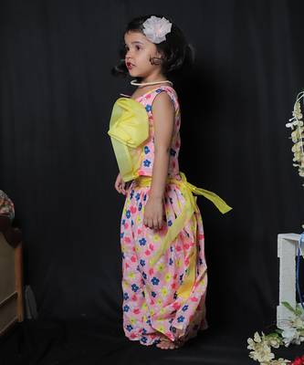 One Off Shoulder Crop top with Palazzo 2