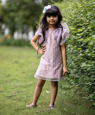 Frock with different pattern Sleeves 1