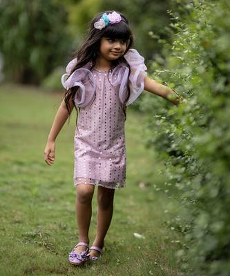 Frock with different pattern Sleeves 2