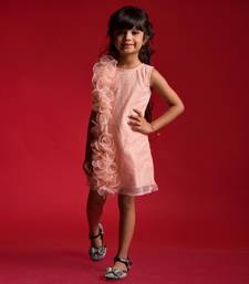 Frilled one side style frock