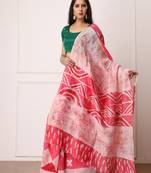 Bani Chanderi Batik Print Saree with Blouse