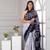 Chakori Batik Print Cotton Saree with Blouse Piece