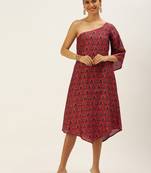 EthnoVog Ready To Wear Pink Chanderi Art Silk Dress