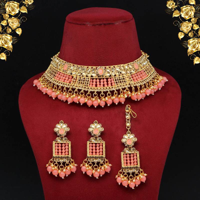 Orange necklace-sets