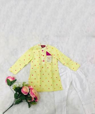 Thread Embroidered Kurta with Chudidar 3