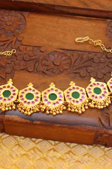 Kerala Traditional Real gold plated necklace