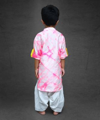 Tie and Dyed Apple cut Kurta with Patiala 2