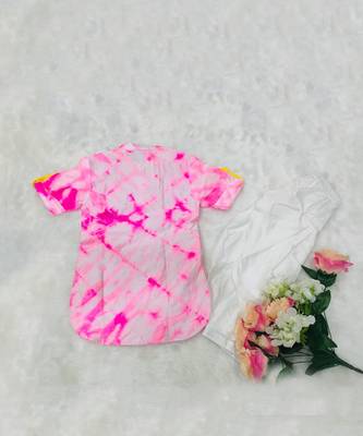 Tie and Dyed Apple cut Kurta with Patiala 4