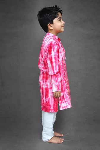 The boy in Pink