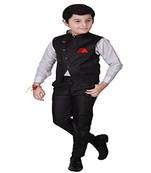 Blue 3 Piece Baba Suit Set Cotton For boys // Western Wear