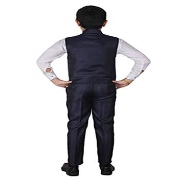 Wine 3 Piece Baba Suit Set Cotton For boys // Western Wear 2