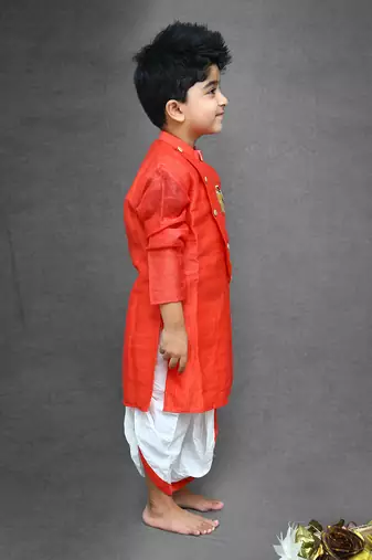 The boy in Red