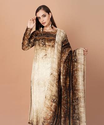 Brown And Gold Kurta Sets 3