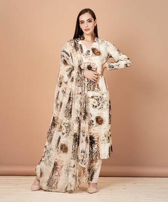 Brown And Gold Kurta Sets 1