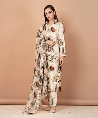 Brown And Gold Kurta Sets 2