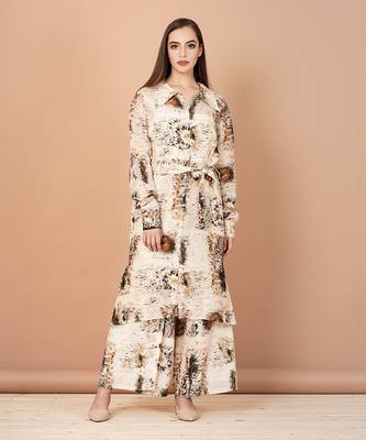Brown And Gold Kurta Sets 1
