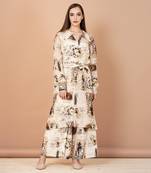 Brown And Gold Kurta Sets