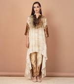 Brown And Gold Kurta Sets