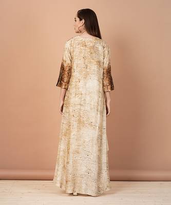 Brown And Gold Kurta Sets 3