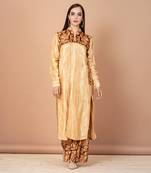 Brown And Gold Kurta Sets