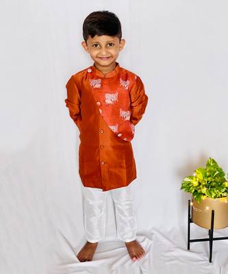 Cow Print Kurta with Pajama 1