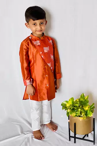 Cow Print Kurta with Pajama