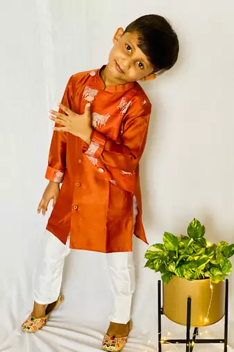 Cow Print Kurta with Pajama