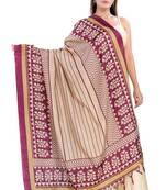 Wine Printed Dupatta