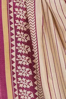Wine Printed Dupatta