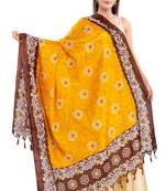 Mustard Printed Dupatta