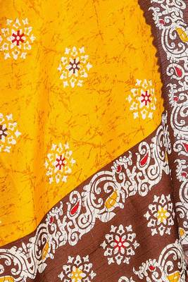Mustard Printed Dupatta 3