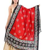 Black Printed Dupatta