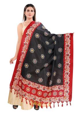 Red Printed Dupatta 1