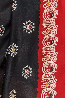 Red Printed Dupatta