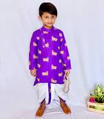 Cow Print Kurta with Pajama