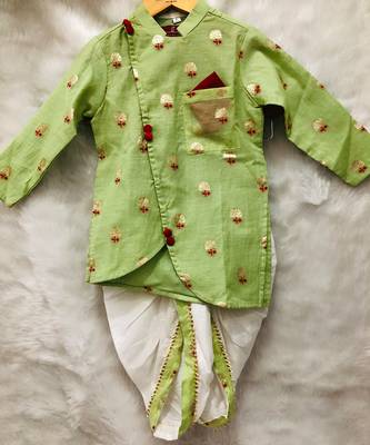 Green  Kurta with Chudidar 2