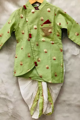 Green  Kurta with Chudidar