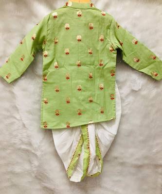 Green  Kurta with Chudidar 3